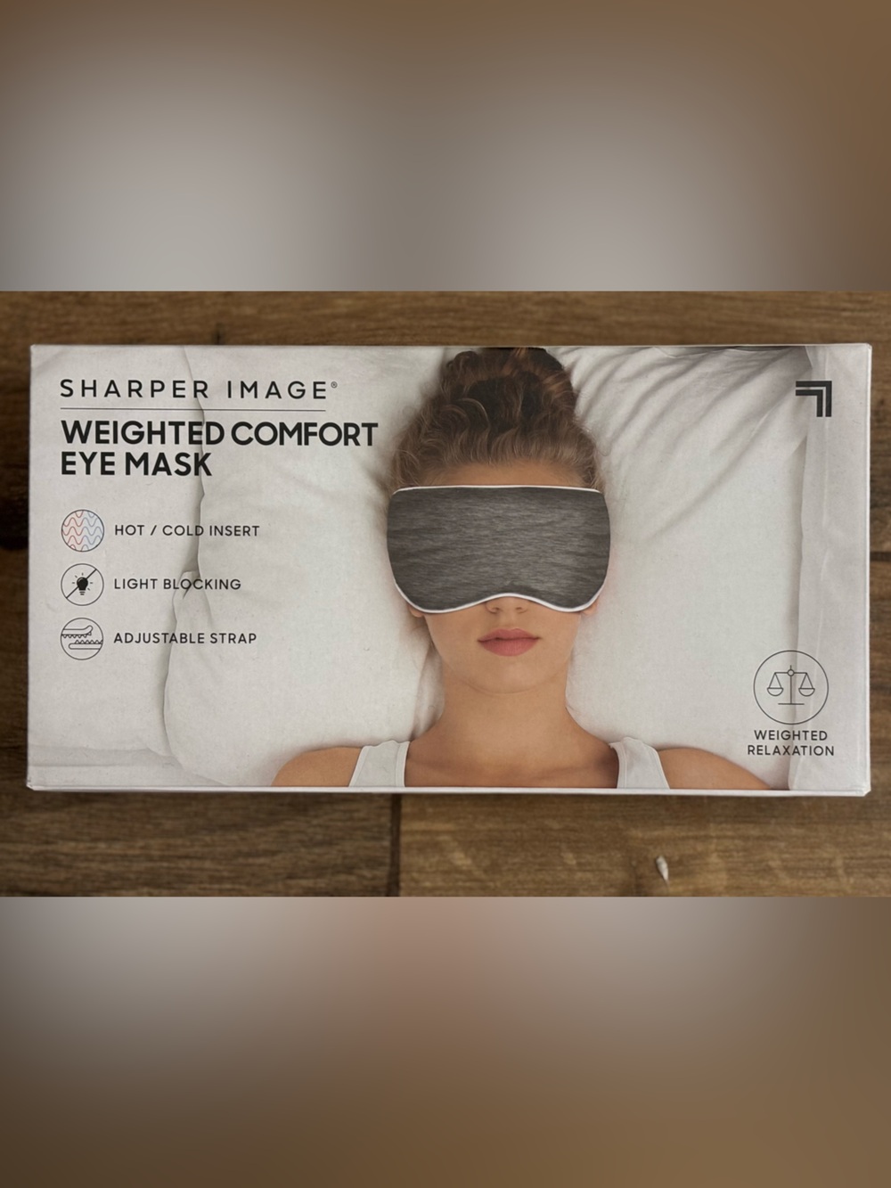 Weighted Comfort Sleep Mask - Gray